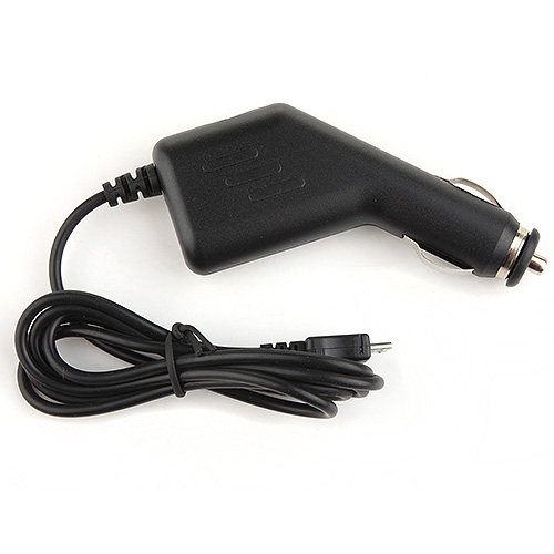 5V/1A Micro 5-Pin Car Charger for Phone/Tablet PC Black